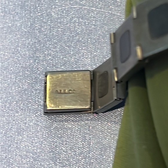 ALLCO Art Deco paste blue and clear stones Bracelet - Picture 6 of 12